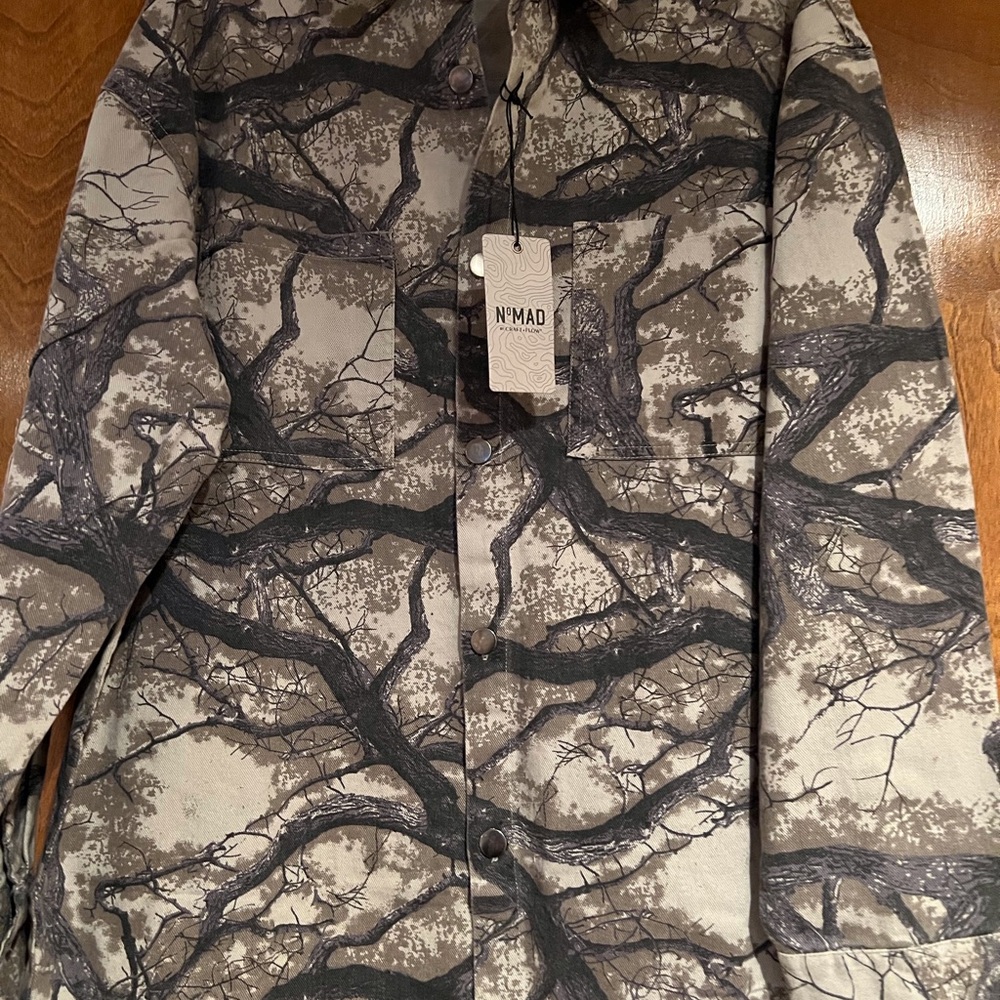 Nomad Men's Tree Branch Pattern Shirt Jacket